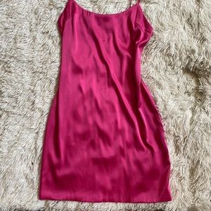 Pink Satin dress